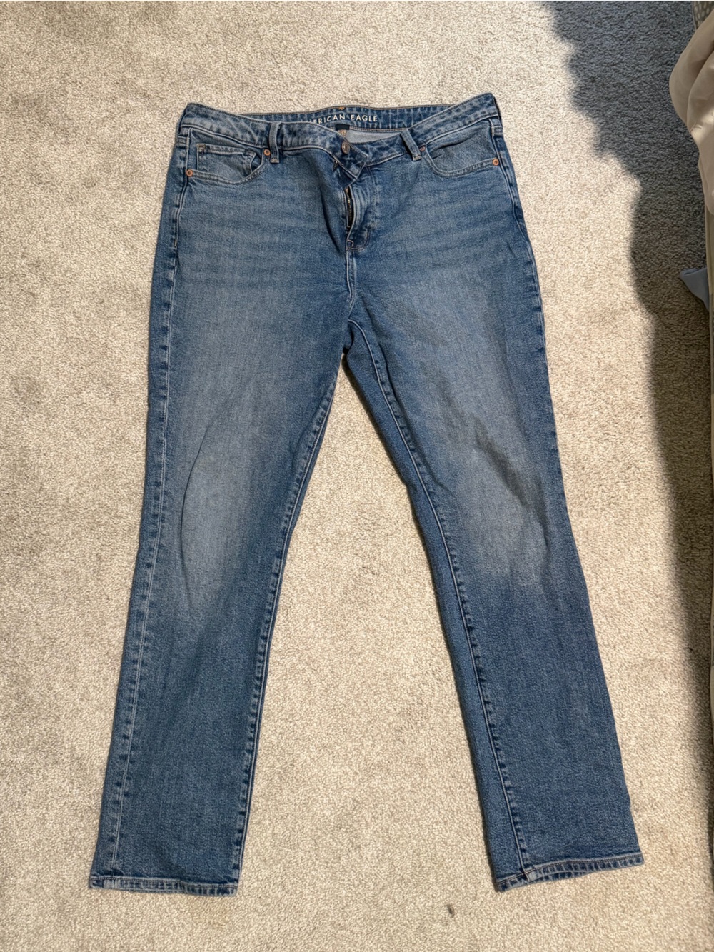 American Eagle Outfitters Straight Leg Blue Jeans